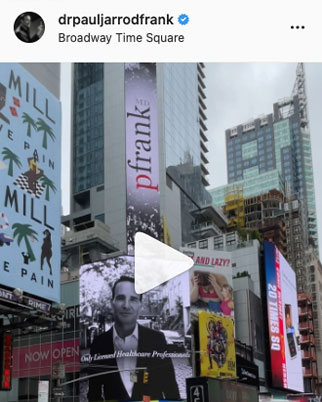 PFrankMD billboards in Time Square New York