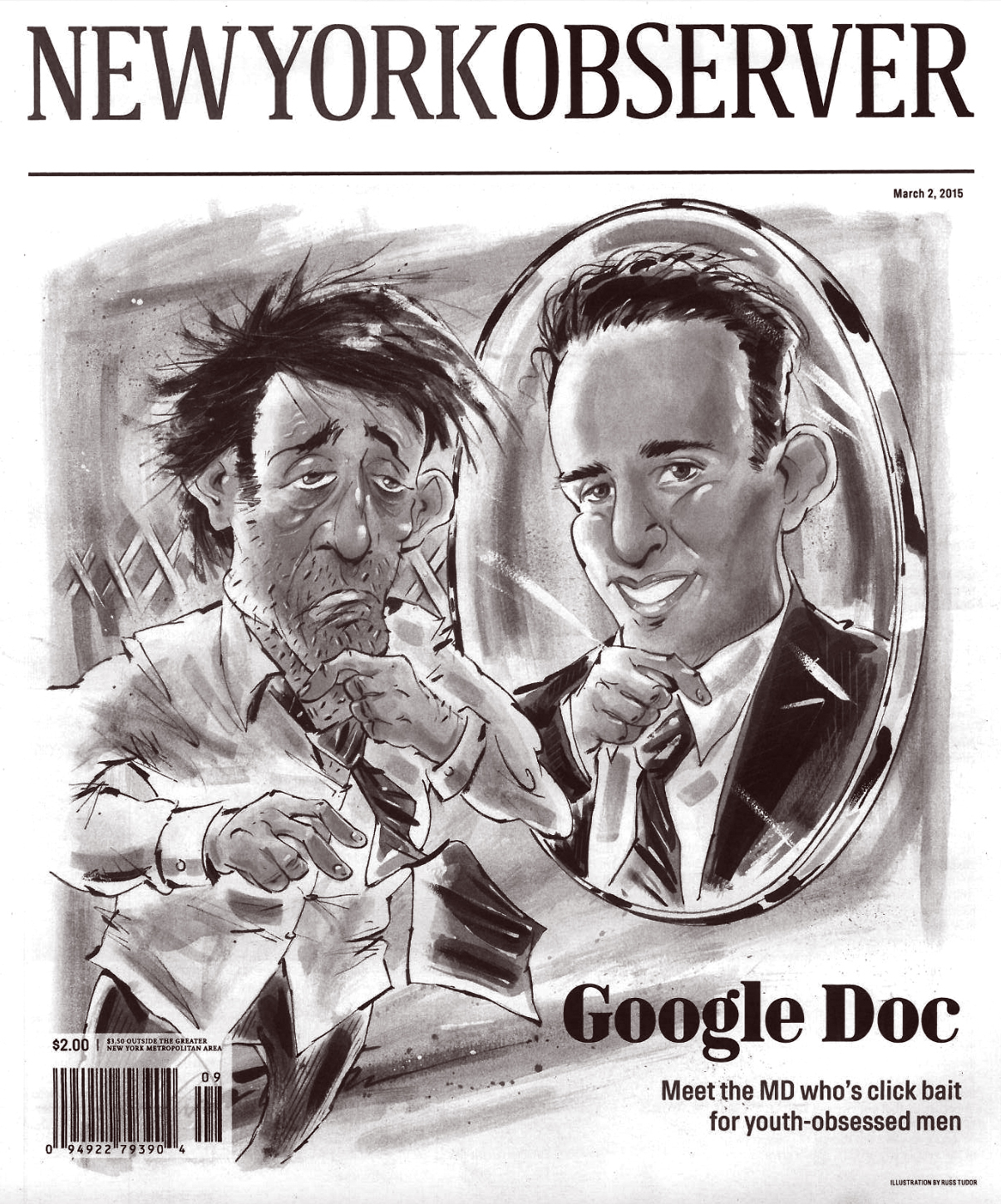 New York Observer Cover story on Dr. Frank